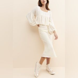 Urban Outfitters Thea Peplum blouse